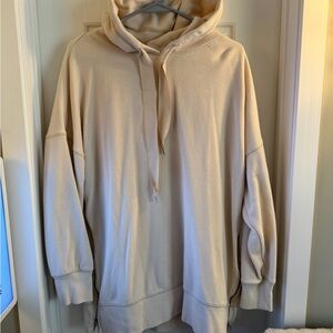 Aerie Cream Hoodie Sweater